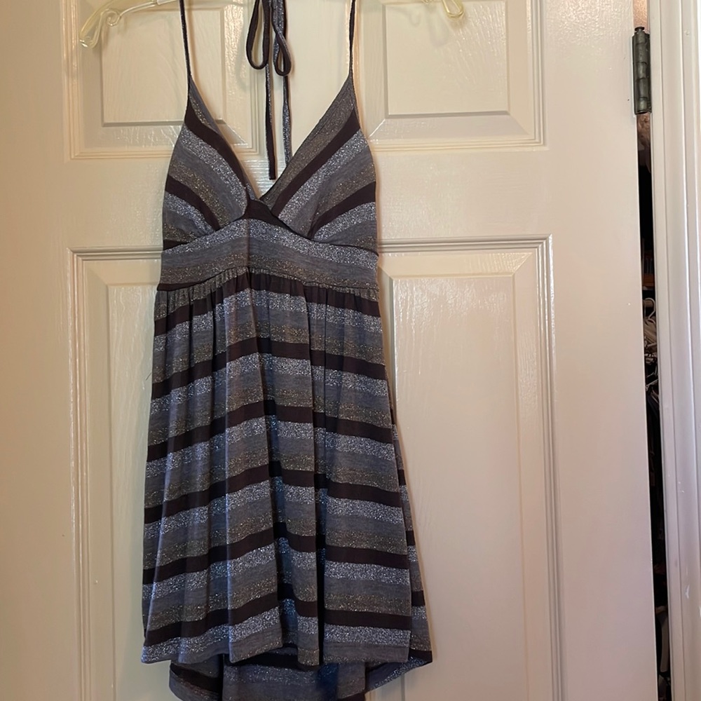 Striped halter top